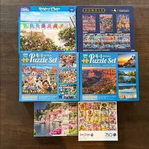 LOT OF PUZZLES: 15 total